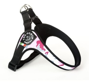 TRE PONTI Szelki regulowane pod brzuchem 1 moro różowe