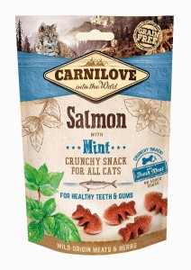 CARNILOVE Cat Snack Crunchy Salmon&Mint 50g
