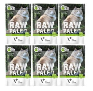 VetExpert Raw Paleo Cat Adult Game 6x100g 