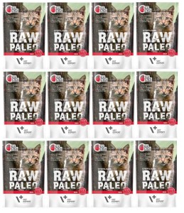 VetExpert Raw Paleo Cat Sterilised Beef 12x100g