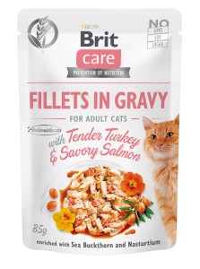 Brit Care Cat Pouch Turkey Salmon 85g