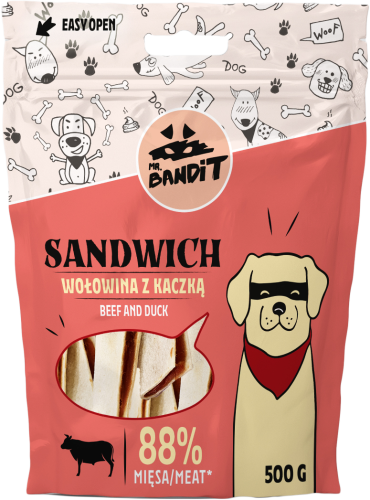 Mr. Bandit Sandwich Beef with Duck 500g