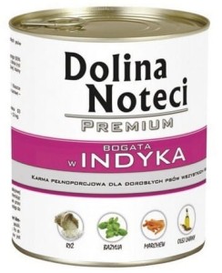 Dolina Noteci Premium Bogata w Indyka 800g