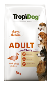 TROPIDOG Premium Adult Small Duck 8kg