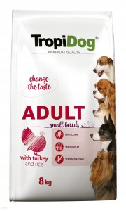 TROPIDOG Premium Adult Small Turkey 8kg