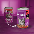 Whiskas Mokra Wołowina w sosie 24x400g