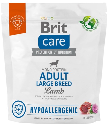 Brit Care Hypoallergenic Adult Large Lamb 1kg