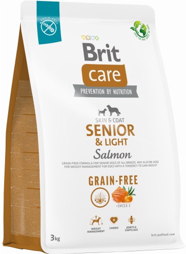 Brit Care GF Senior Light Salmon 3kg