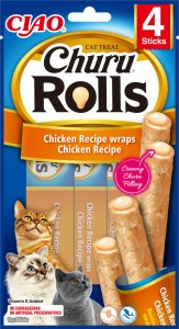 Inaba Cat Churu Rolls Chicken 4x10g