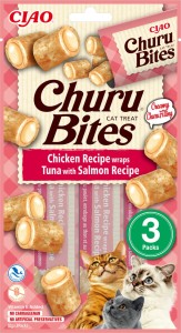 Inaba Cat Churu Bites Chicken Tuna Salmon 3x10g