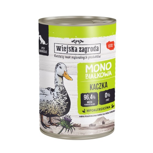 Wiejska Zagroda Monoprotein Kaczka 400g