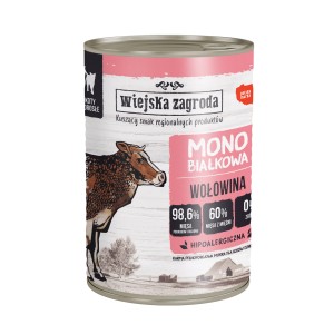 Wiejska Zagroda Kot Monoprotein Wołowina 400g