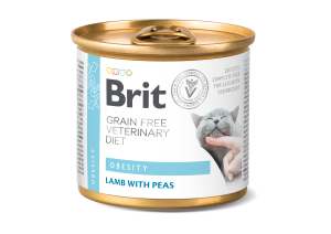Brit Veterinary Cat Can Obesity 200g