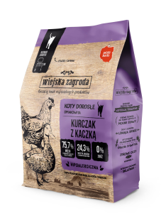 Wiejska Zagroda Kot Sucha Kurczak z Kaczką 400g