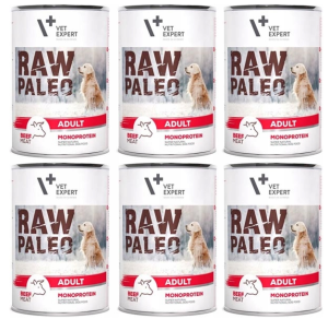 VetExpert Raw Paleo Dog Adult Beef 6x400g