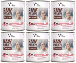 VetExpert Raw Paleo Dog Adult Pork 6x800g