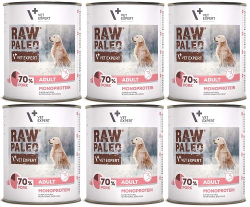 VetExpert Raw Paleo Dog Adult Pork 6x800g