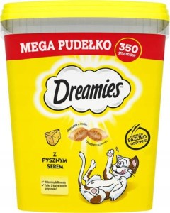 DREAMIES Mega Tuba Przysmak z Serem 350g