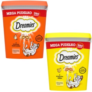 DREAMIES Mega Tuba Przysmak Mix 2x350g