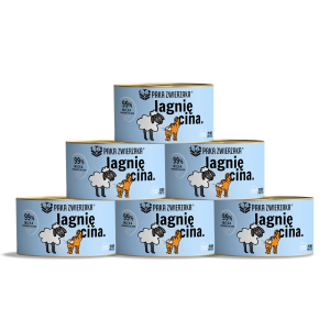 Paka Zwierzaka Mokra Kot Jagnięcina 6x200g