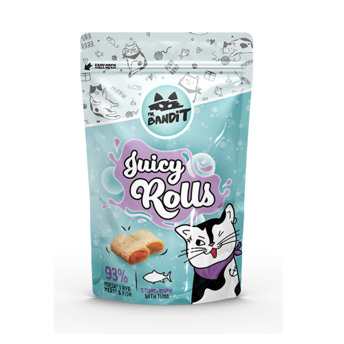 Mr.Bandit Cat Juicy Rolls Tuńczyk 40g