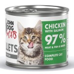 John Dog For Cats Fillets Kocięta Kurczak Łosoś 140g
