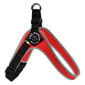 TRE PONTI Szelki regulowane pod brzuchem 4 czerwone