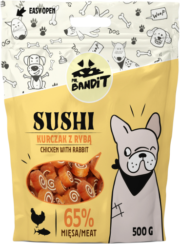 Mr.Bandit Sushi Chicken Fish 500g