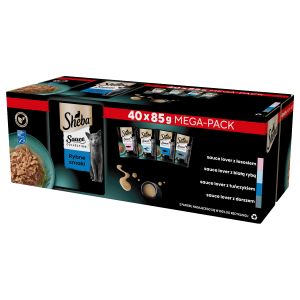 SHEBA Sos Sauce Collection Rybne Smaki 40x85g