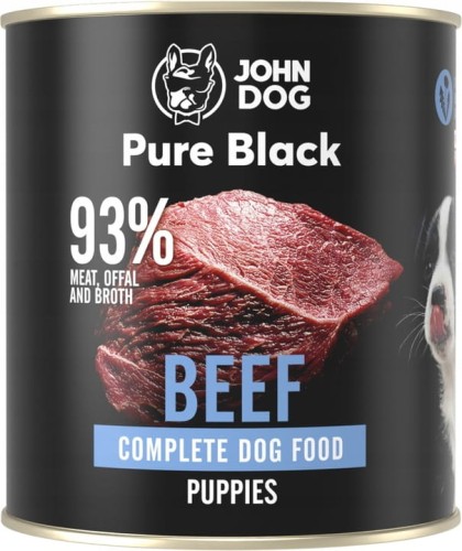 John Dog Pure Black Puppy wołowina 800g