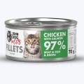 John Dog For Cats Kocięta Fillets Kurczak Łosoś 6x70g