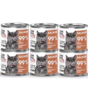 John Dog For Cats Fillets Łosoś 6x140g