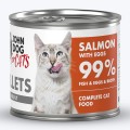 John Dog For Cats Fillets Łosoś z Jajkami 6x140g