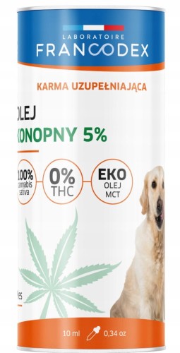 FRANCODEX Olej konopny CBD 5% 10 ml