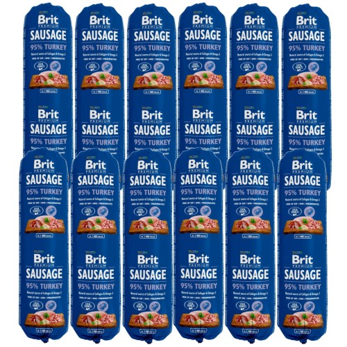 BRIT Sausage Turkey 12x800g