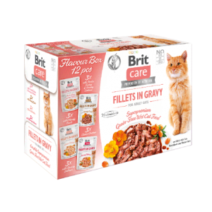 Brit Care Cat Pouch Flavour Box Gravy 12x85g