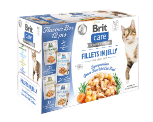 Brit Care Cat Pouch Flavour Box Jelly 12x85g