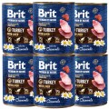 BRIT Premium by nature Junior Turkey & Liver 6x800g