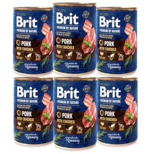 BRIT Premium by nature Pork & Trachea 6x400g