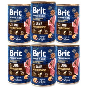 BRIT Premium by nature Lamb & Buckwheat 6x400g