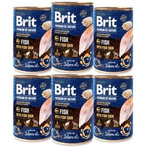 BRIT Premium by nature Fish & Fish Skin 6x400g