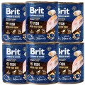 BRIT Premium by nature Fish & Fish Skin 6x800g