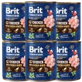BRIT Premium by nature Chicken Hearts 6x800g