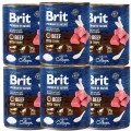 BRIT Premium by nature Beef & Tripes 6x800g