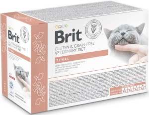 Brit Veterinary Cat Pouch Renal 12x85g