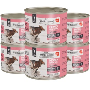 Wiejska Zagroda Kot Mono Wołowina 6x200g