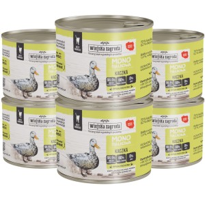 Wiejska Zagroda Kot Mono Kaczka 6x200g