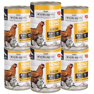 Wiejska Zagroda Monoprotein Kurczak 6x400g