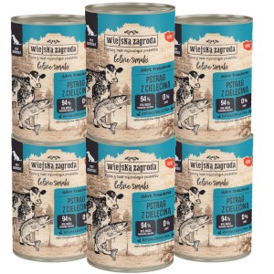 Wiejska Zagroda Leśne Smaki Pstrąg Cielęcina 6x400g