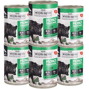Wiejska Zagroda Monoprotein Dzik 6x400g